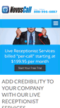 Mobile Screenshot of novuscall.com