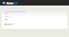 Desktop Screenshot of accessnovus.novuscall.com